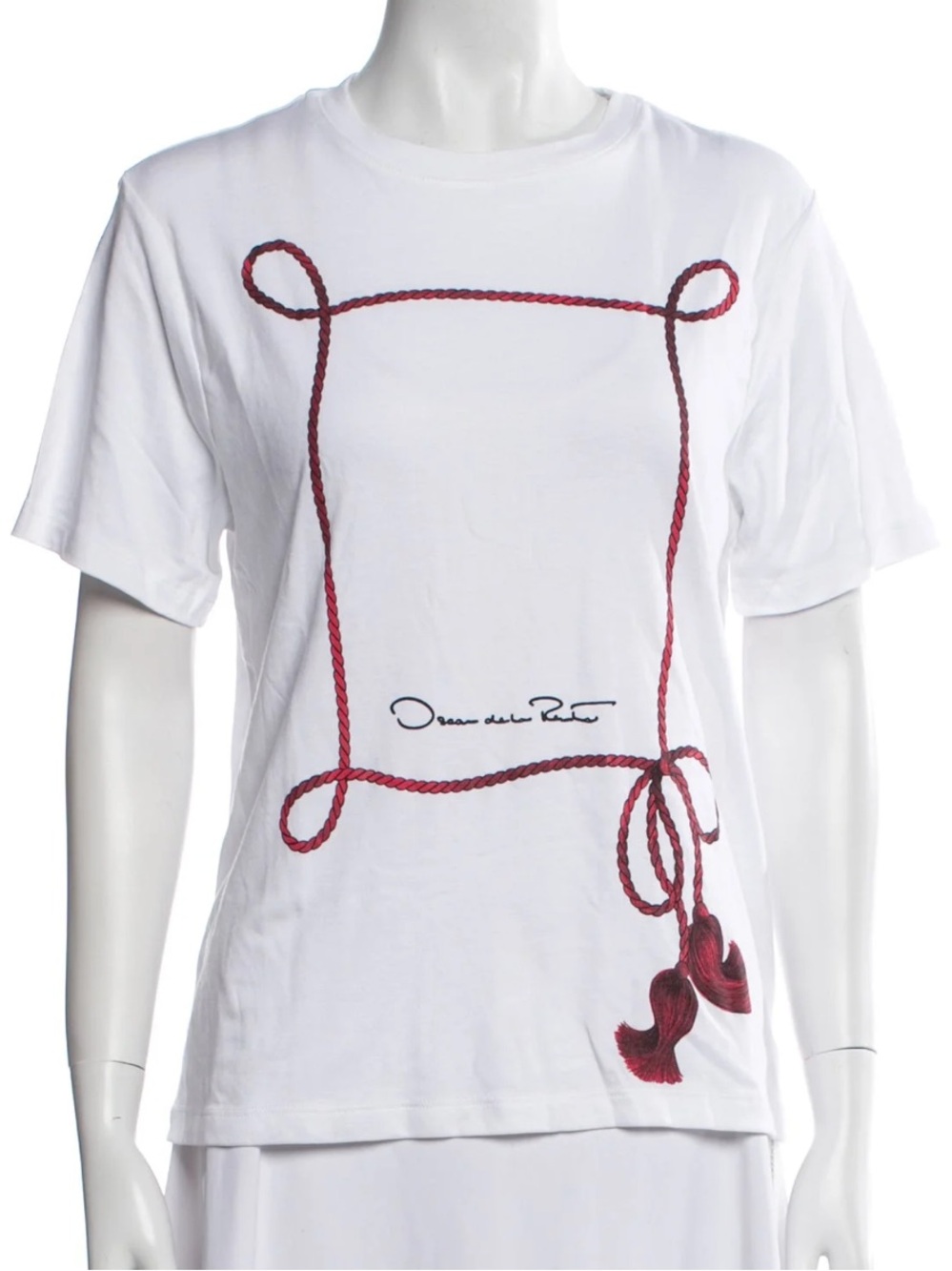 Oscar de la Renta rope tshirt